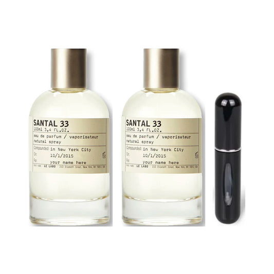 2 Unidades de Santal 33 + 1 Perfumero