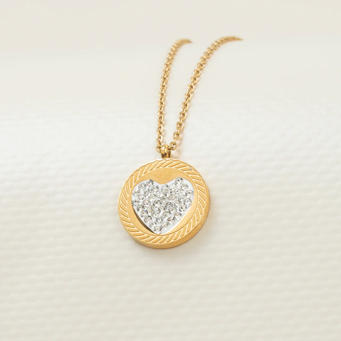 Cadena Corazón Redondo Mujer