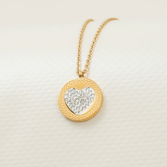 Cadena Corazón Redondo Mujer