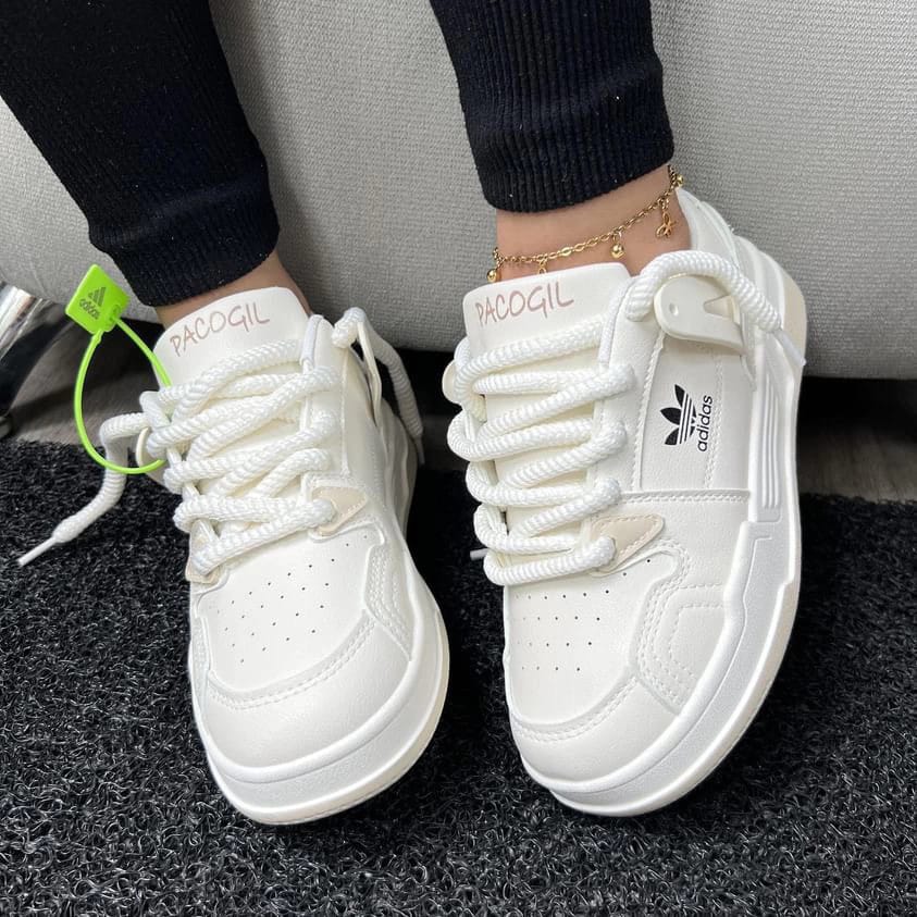 Tenis Adidas Pacogil Blanco Dama